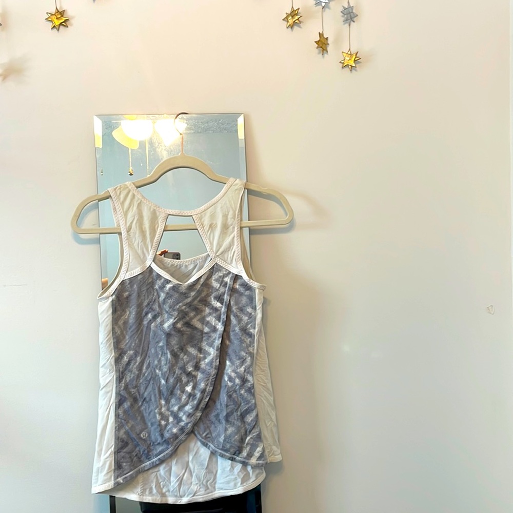 lululemon open back tank